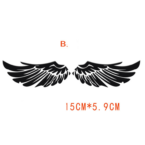Angel wing design vinyl sticker for car decoration