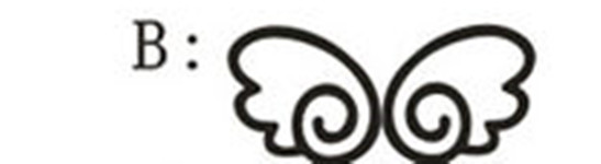 Elegant angel wings car sticker in various colors.